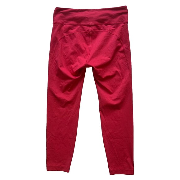 Outdoor Voices TechSweat Crop Top Bra 7/8 Flex Legging Set Pink Red Size L Large - Picture 12 of 16